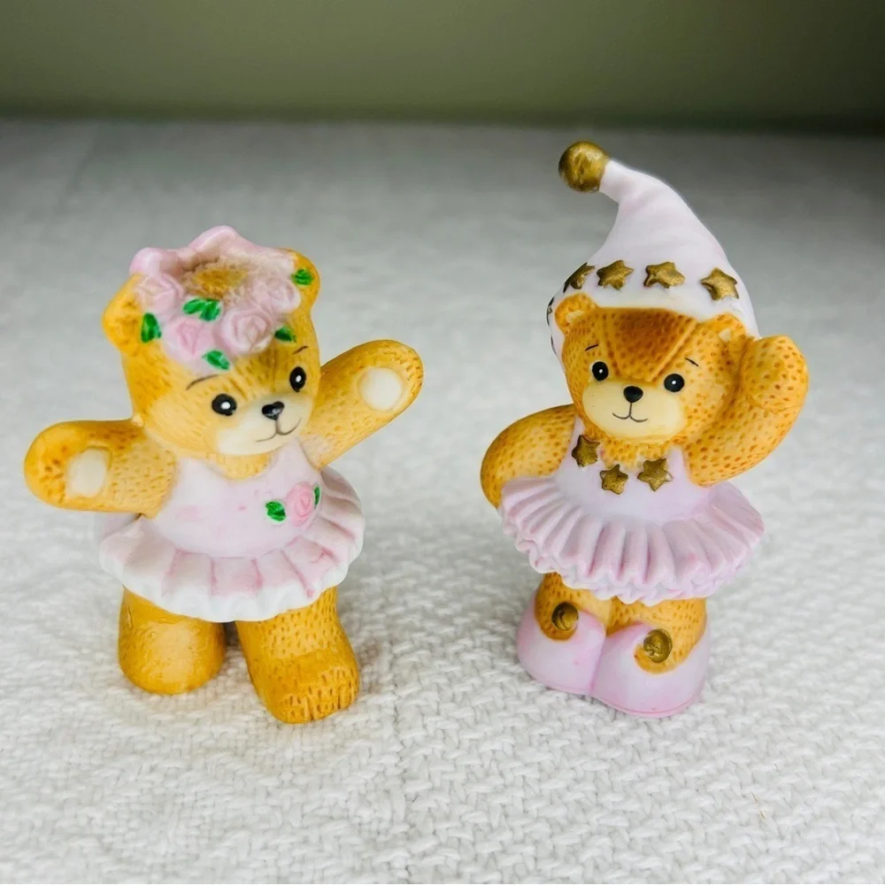 Enesco Lucy and Me Ballerina Bears: Vintage 1990s Collectible Figurines